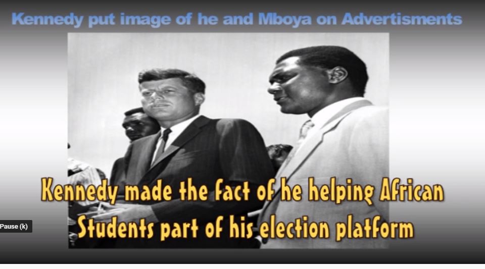 Kennedy and Tom Mboya