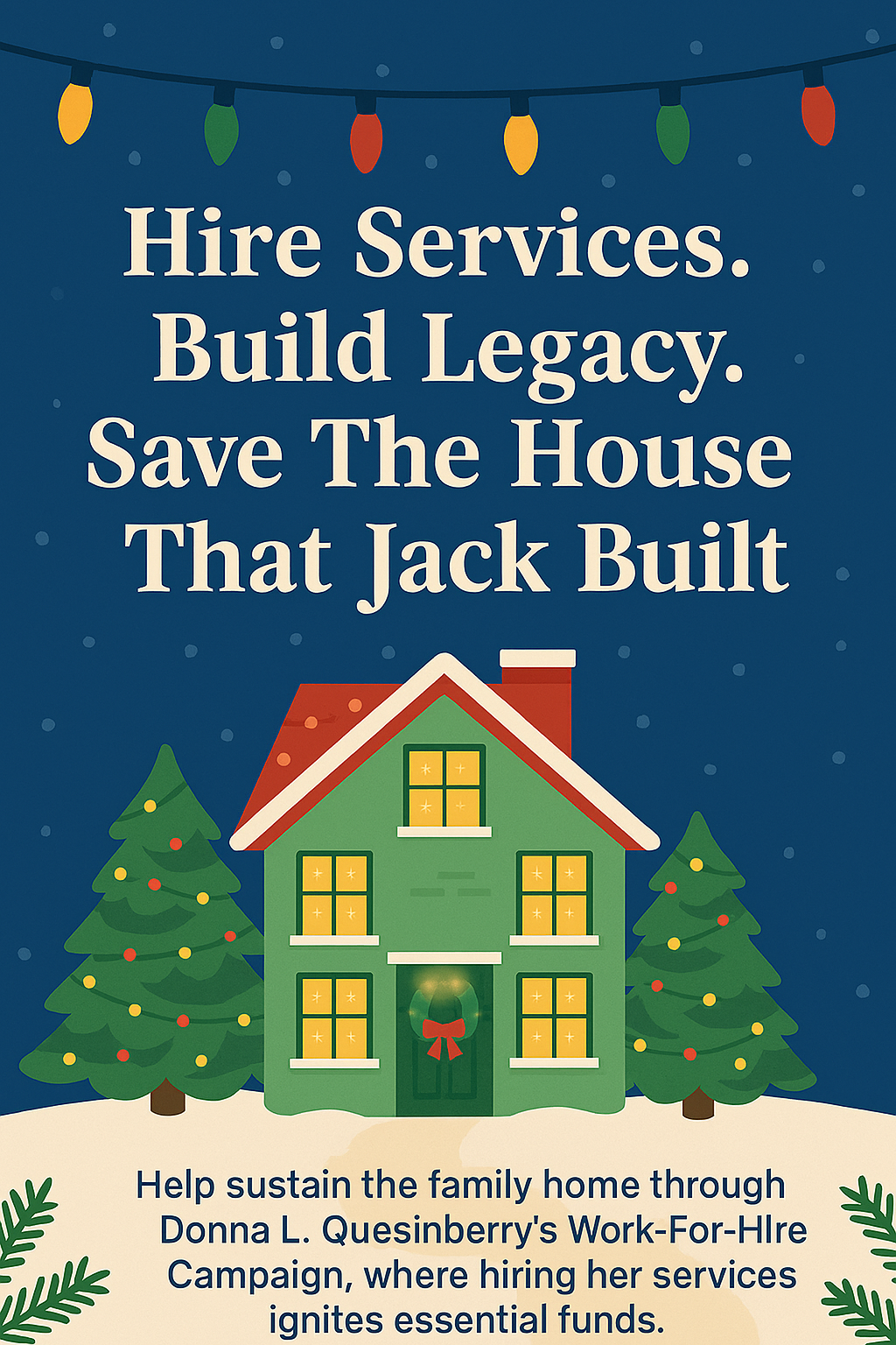 The House that Jack Built WorkforHire Campaign Flyer
