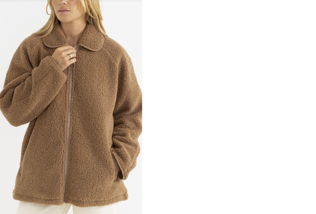 Rhythm Womens Jacket Snowy Sherpa