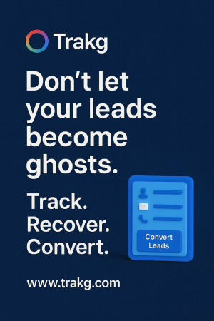 Don’t let your leads become ghosts.  Track. Recover. Convert.
