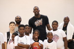 Bam Adebayo at his second annual basketball clinic produced by OnDecker in support of BBB Foundation