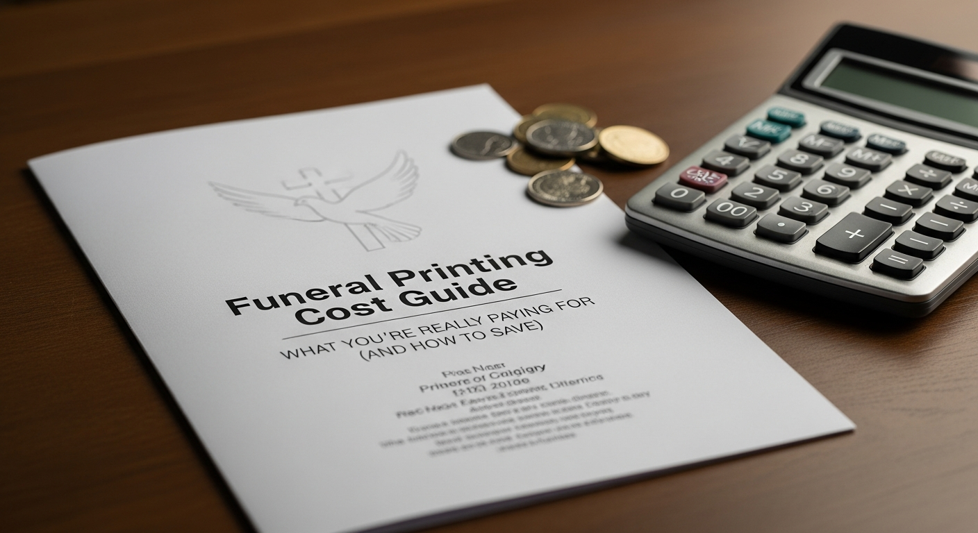 Funeral Printing Cost Guide What You re Really Paying For and How to Save