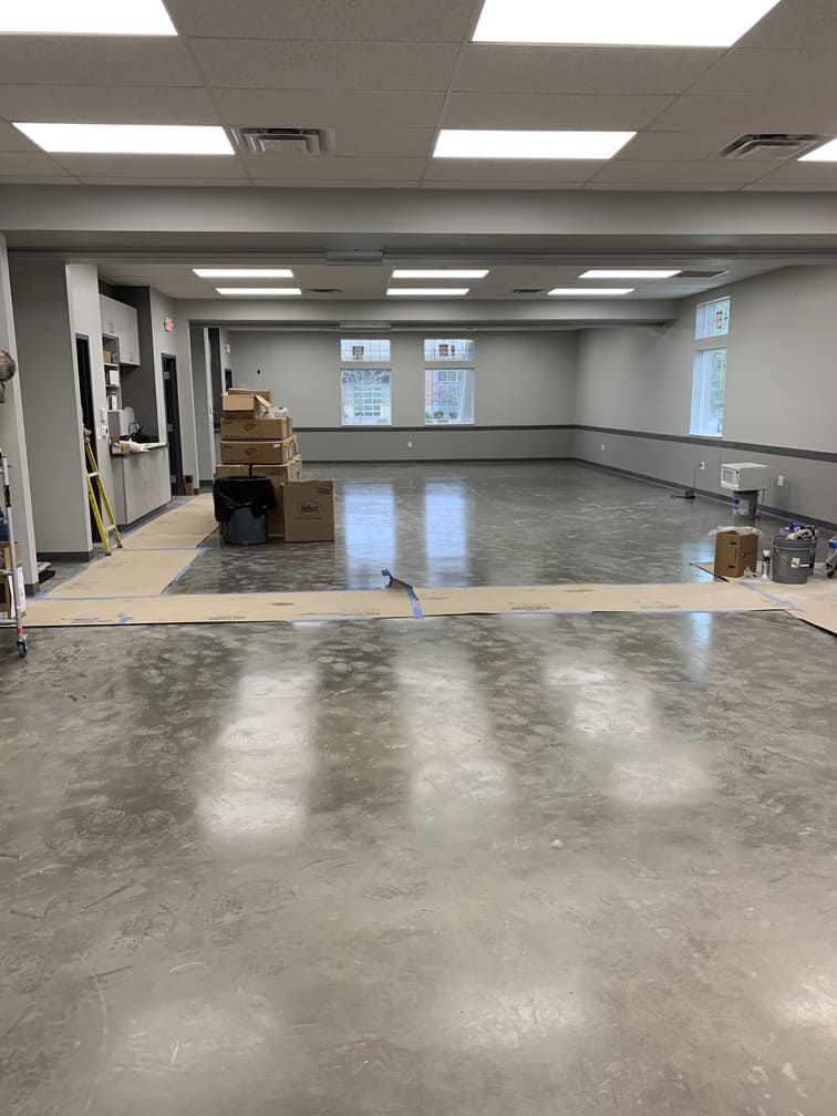 Finished post construction commercial cleaning