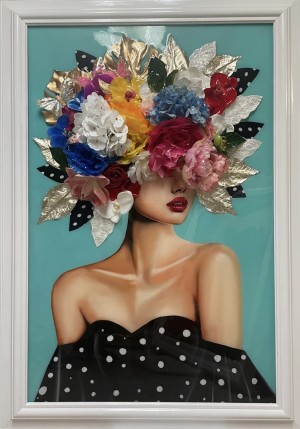 Aqua- Oil on Wood Panel 2025