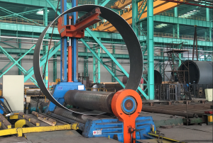 Roll forming capacity Openex can use is over 200mm in thickness and 4200mm in width