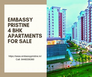 Embassy Pristine: Apartments that offer sophisticated living experience