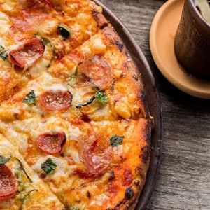 Chicken Marsala in mushroom wine sauce at Joe’s Pizza Mesquite TX