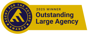 AFTF 2025 OutstandingLargeAgency Gold badge