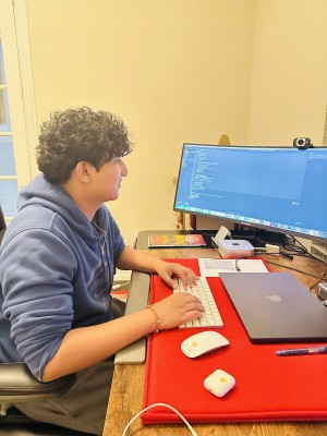 Abhimanyu Kaushik developed an AI app that he hopes will revolutionize music education.