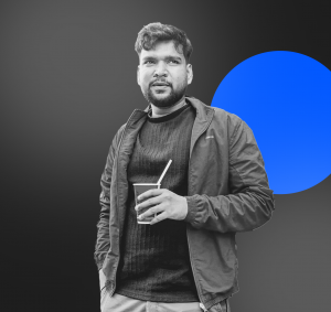 Venkatesh Prasad, graphic and brand designer, sharing views on branding and credibility