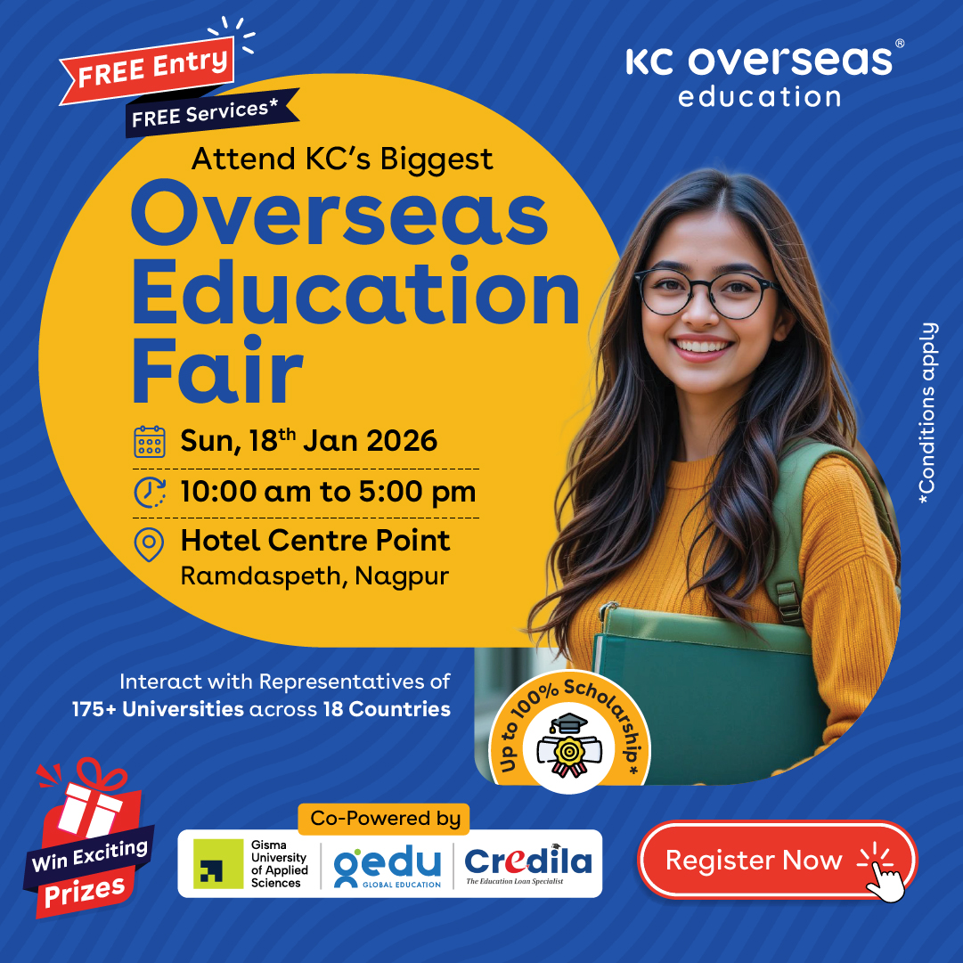 KC Overseas Education Set to Host a Mega Overseas Education Fair in Nagpur – 18th January 2026