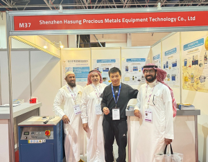Hasung presented its latest generation of smelting and casting equipment at the Saudi Jewellery Exhi