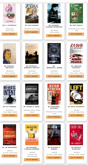 PenCraft Fall Winning Books - Children and Fiction books.