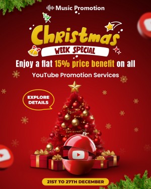 Christmas Week Special Offer on YouTube Promotion Service