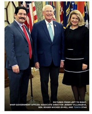 Senator Wicker and Tonya Star (Major Richard Star