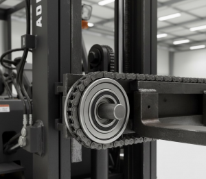 Forklift mast bearings