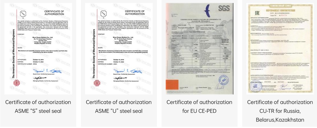 ZOZEN certifications