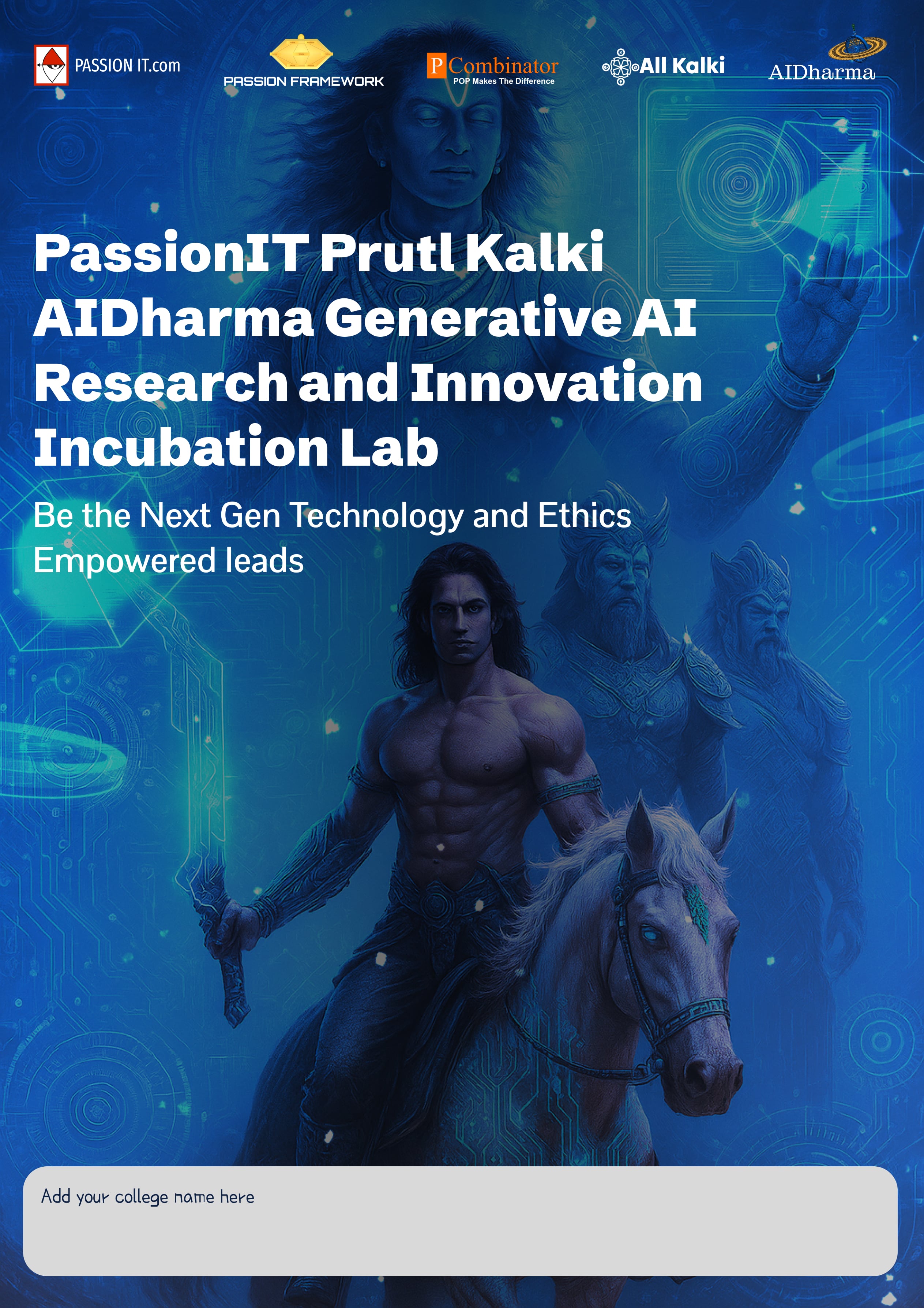 PassionIT Prutl Kalki AIDharma Generative AI Research and Innovation Incubation Lab For College min