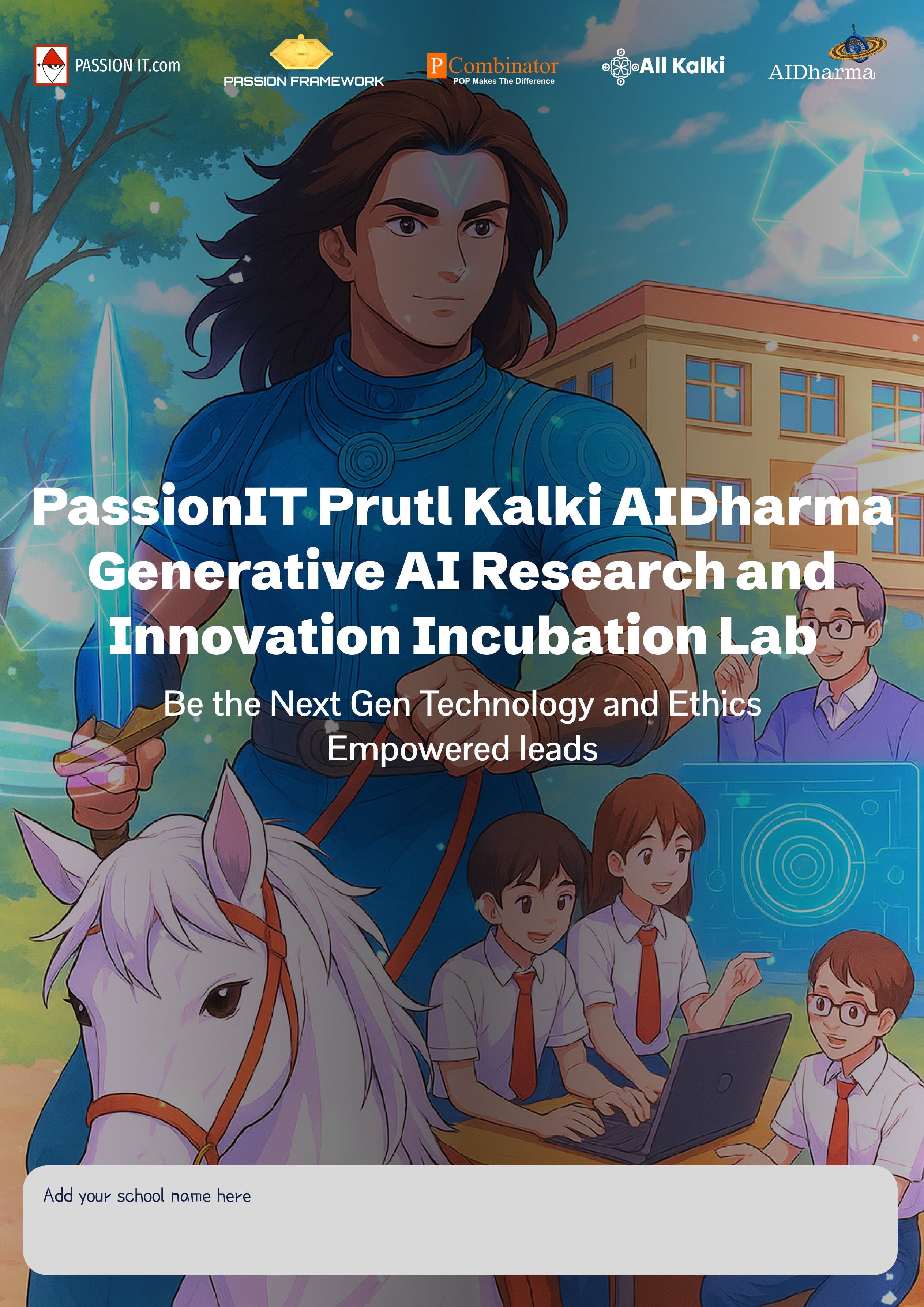 PassionIT Prutl Kalki AIDharma Generative AI Research and Innovation Incubation Lab For School min