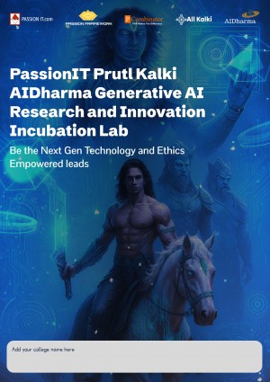 PassionIT Prutl Kalki AIDharma Generative AI Research and Innovation Incubation Lab For College min