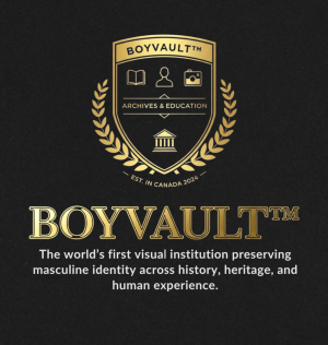 BOYVAULT™ — A developing visual institution preserving masculine identity.