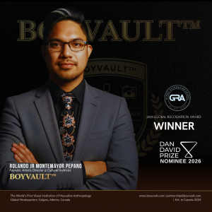 Rolando Jr. Pepano — 2025 GRA winner and Dan David Prize 2026 nominee.