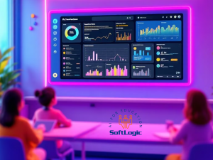 SoftLogic AI For Education Interactive Flat Panel Lowest cost Price India AI Smart Board