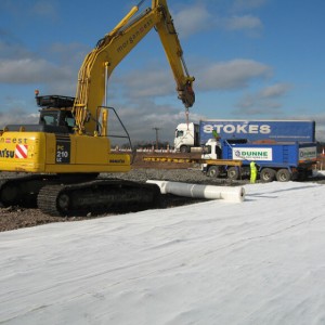 High Quality PET Geotextile Application