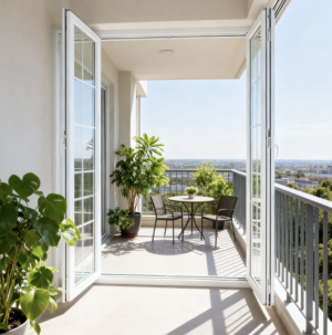 Classic White PVC Casement Door for Modern Homes and Lasting Performance