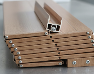 PVC Folding Door for Basement or Utility Room