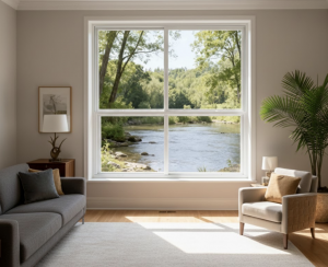 Versatile and Energy Efficient PVC Double Hung Window for Modern Comfort