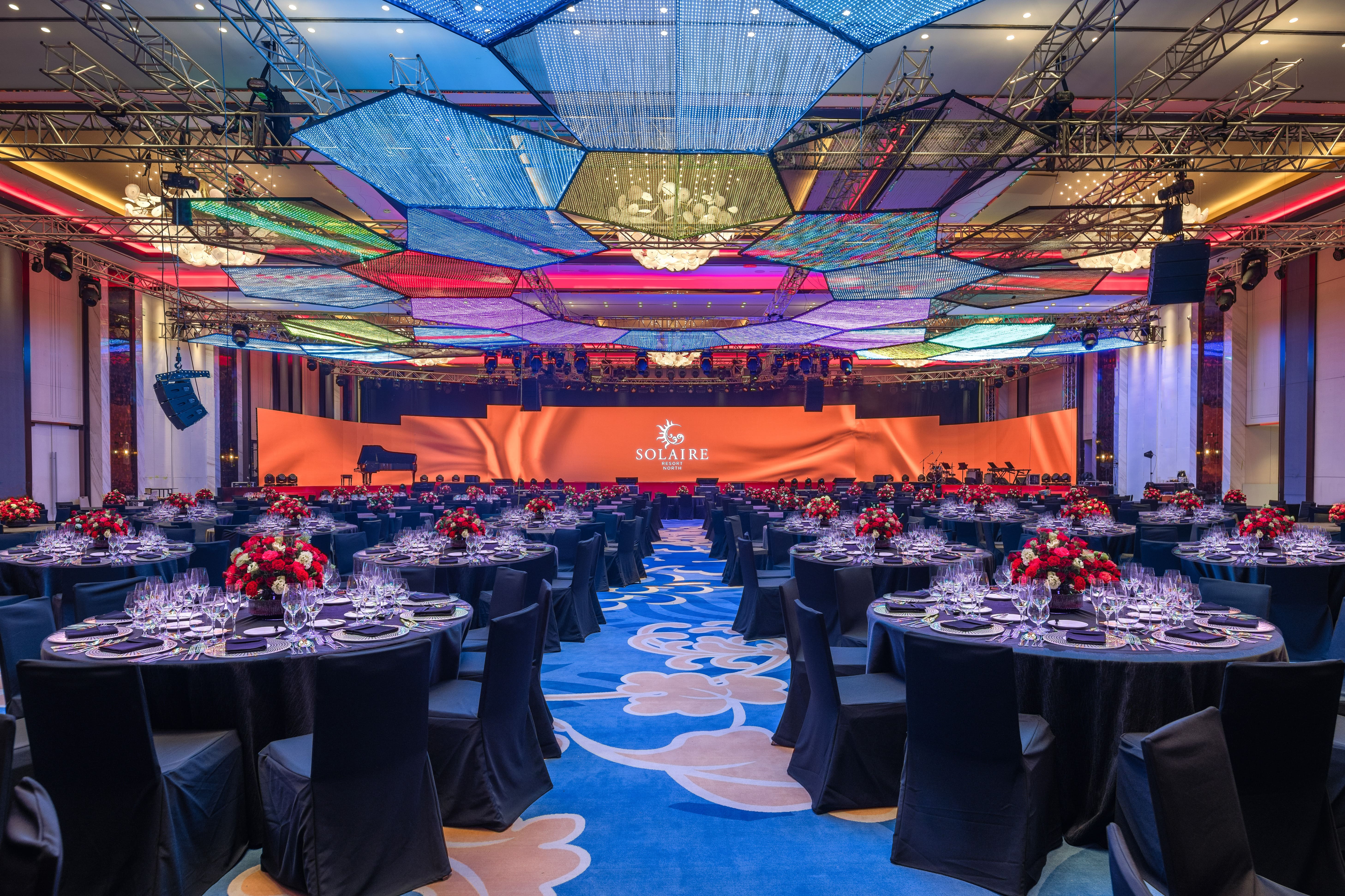 The Solaire Grand Ballroom hosts a dazzling New Years Eve with OPM icons