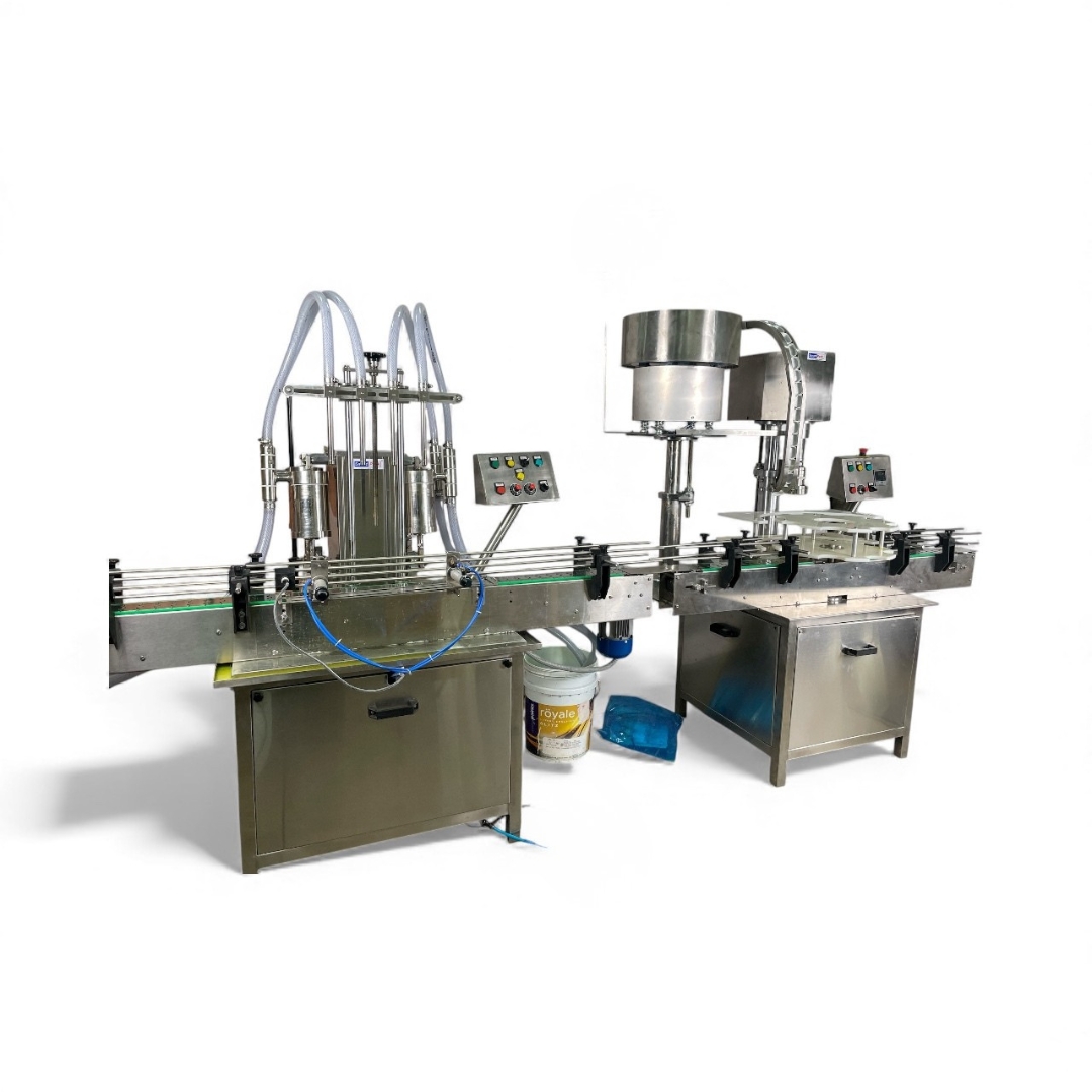 Smart Pack Latest Fully Automatic Bottle Liquid Filling and Capping Machine for High-Speed Production