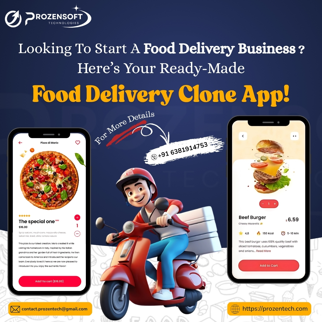 ProzenEats Launches Zero-Commission White-Label Food Delivery Solution Empowering Restaurants to Own Their Online Orders