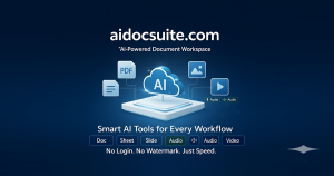 AI Doc Suite document, media, and file conversion tools interface