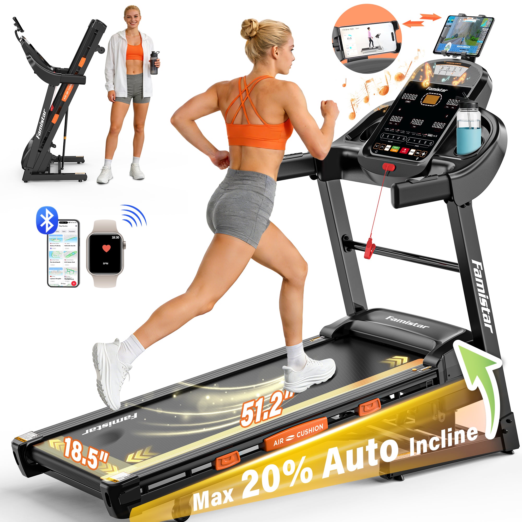 foldable treadmill for home and office use 1