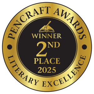 Pencraft Book Award Seal for 2nd Place 2025