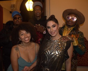 The Beverly Hills-based artist as a member of the Time Wave Banditz