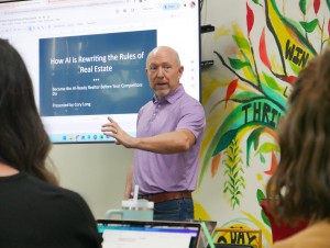 Cory Long teaching AI Search techniques to business owners