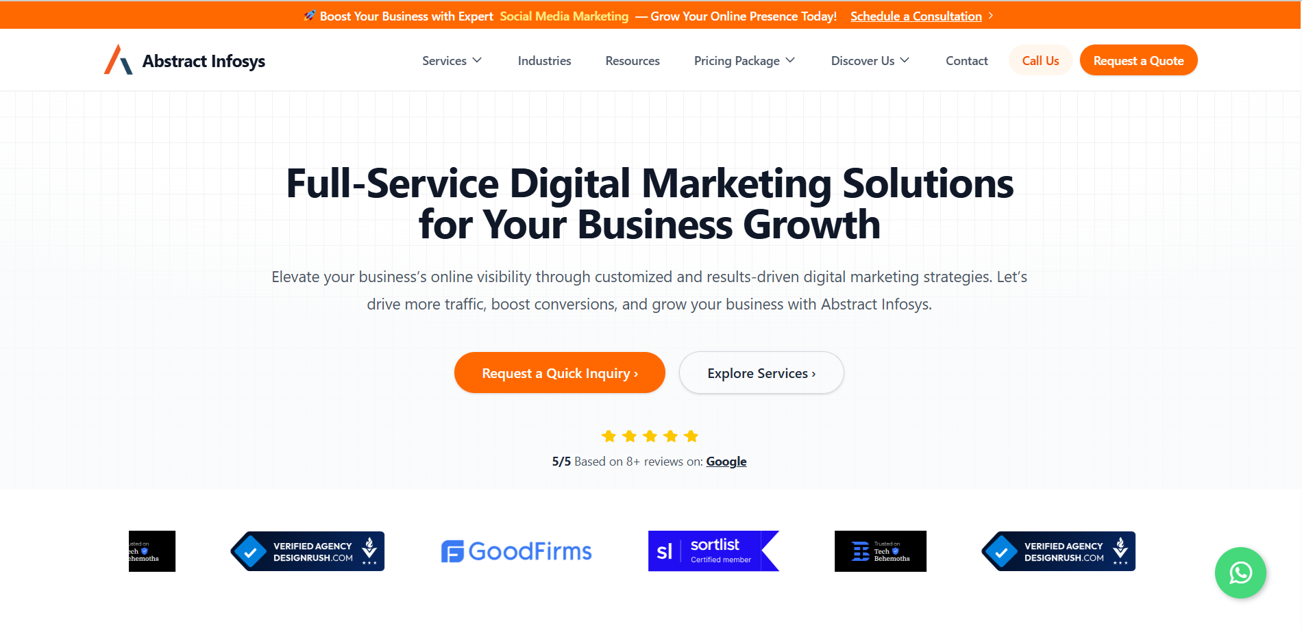 Abstract Infosys Launches Comprehensive Digital Marketing Services to Support Business Growth in Nepal