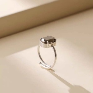 Pyrite Diamond Cut Ring