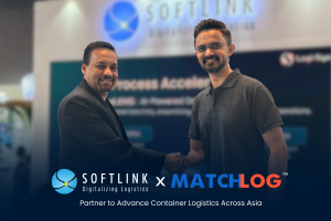 L R Amit Maheshwari Founder and CEO Softlink Global Manish Singh Co Founder MatchLog png