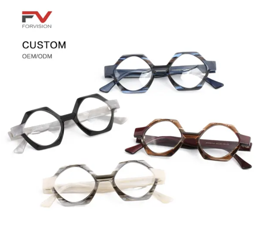 Unisex Stylish Hexagonal Eyewear Frame Unisex Stylish Hexagonal Eyewear Frame