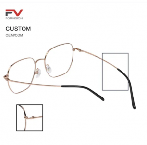 SL1227 Unisex Metal Rectangle Spectacle Glasses Frame