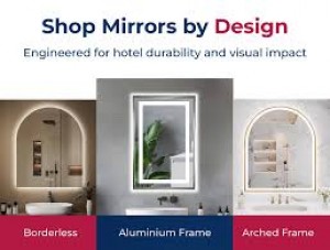 Selfie-Ready LED Mirrors for Modern Baths
