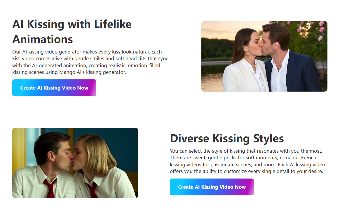 ai kissing generator