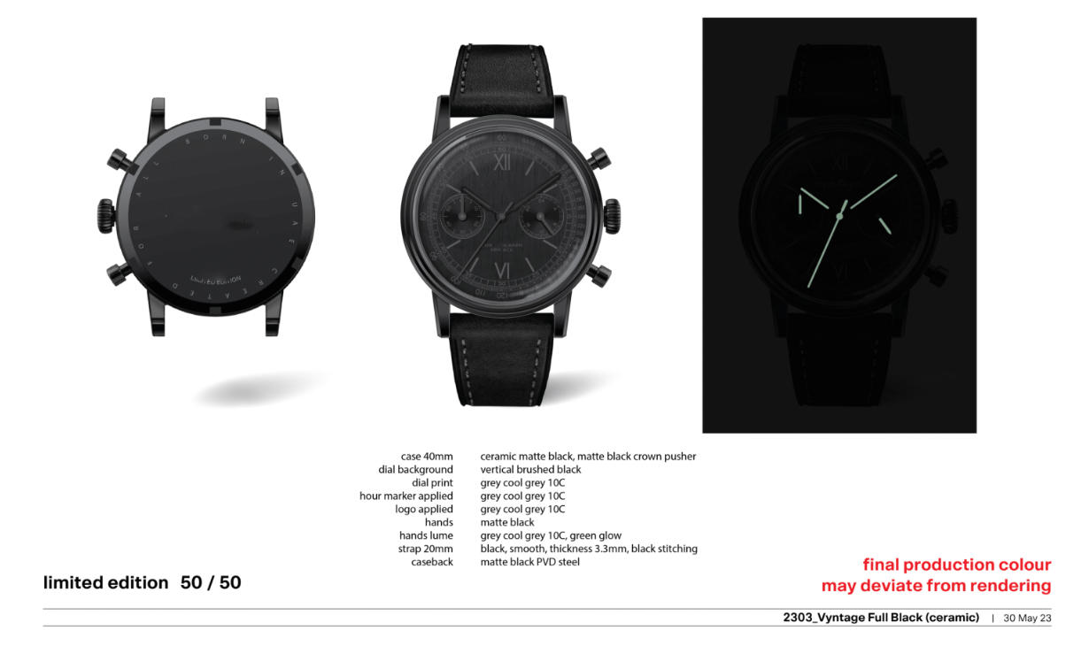 custom your own brand complete watch