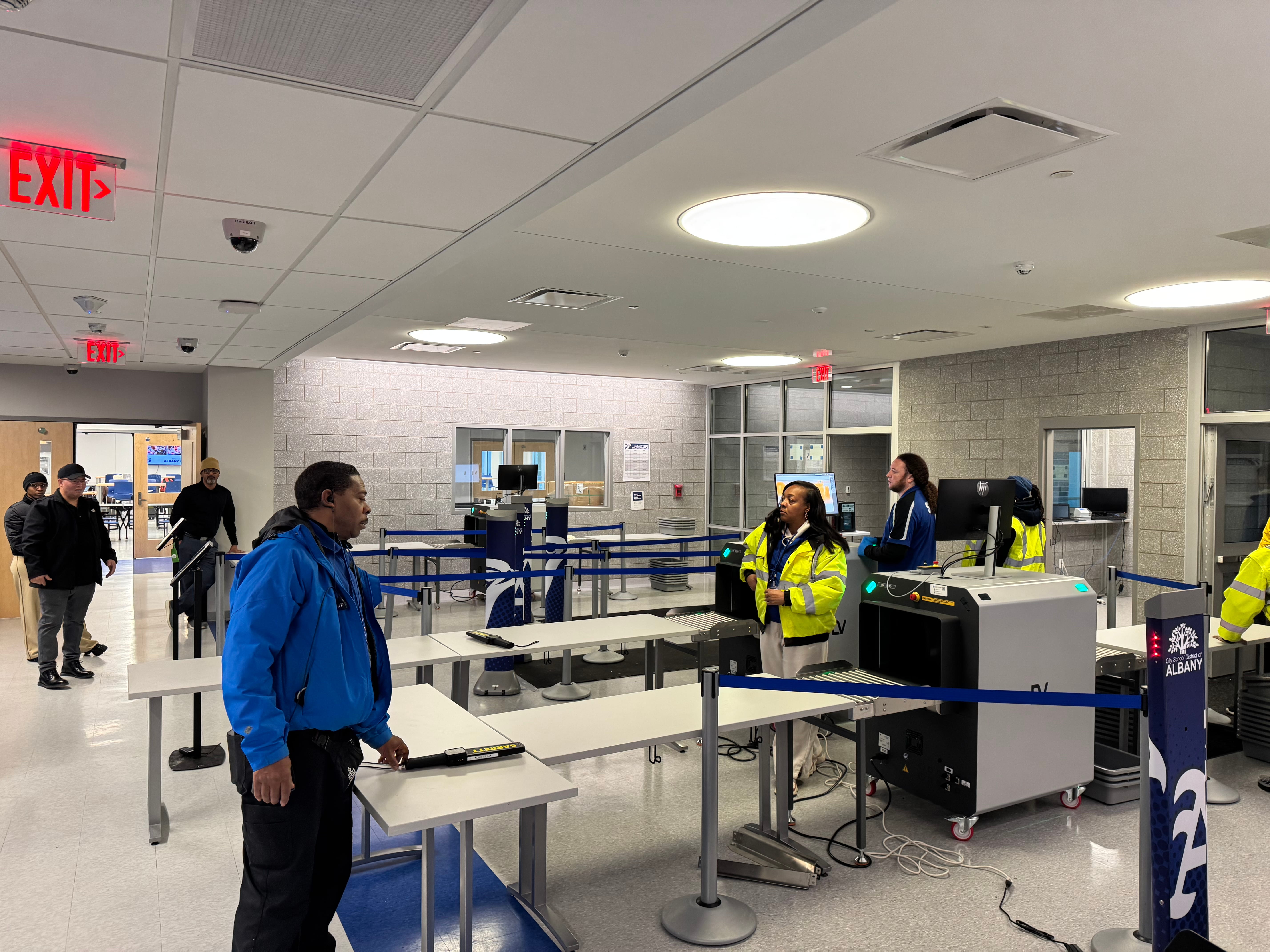 LINEV Systems BV 5030 backpack scanner in Albany City School District