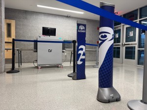 LINEV Systems BV 5030 backpack scanner in Albany City School District