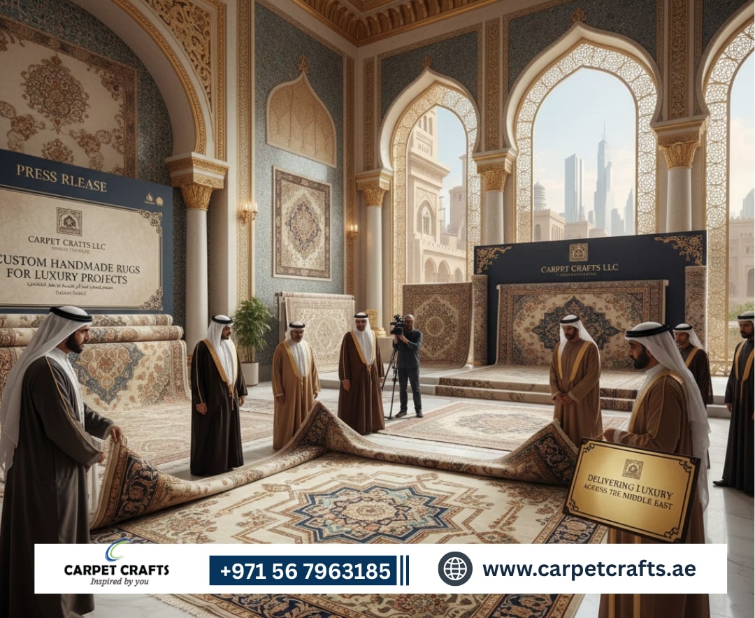 Carpet Crafts LLC Delivers Custom Handmade Rugs for Luxury Projects Across the Middle East